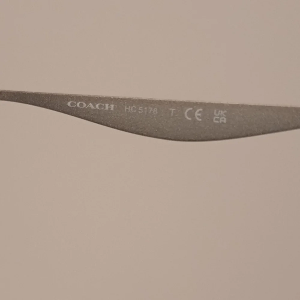 Coach Metallic Silver Frame Glasses - Picture 3 of 5